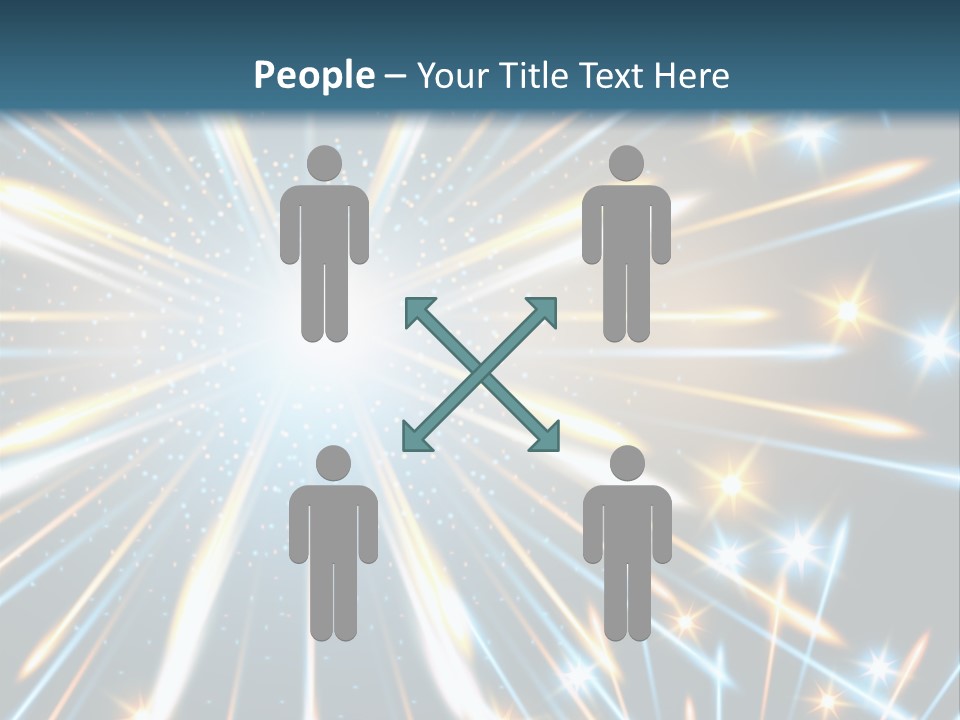 Illustration Light Rave PowerPoint Template