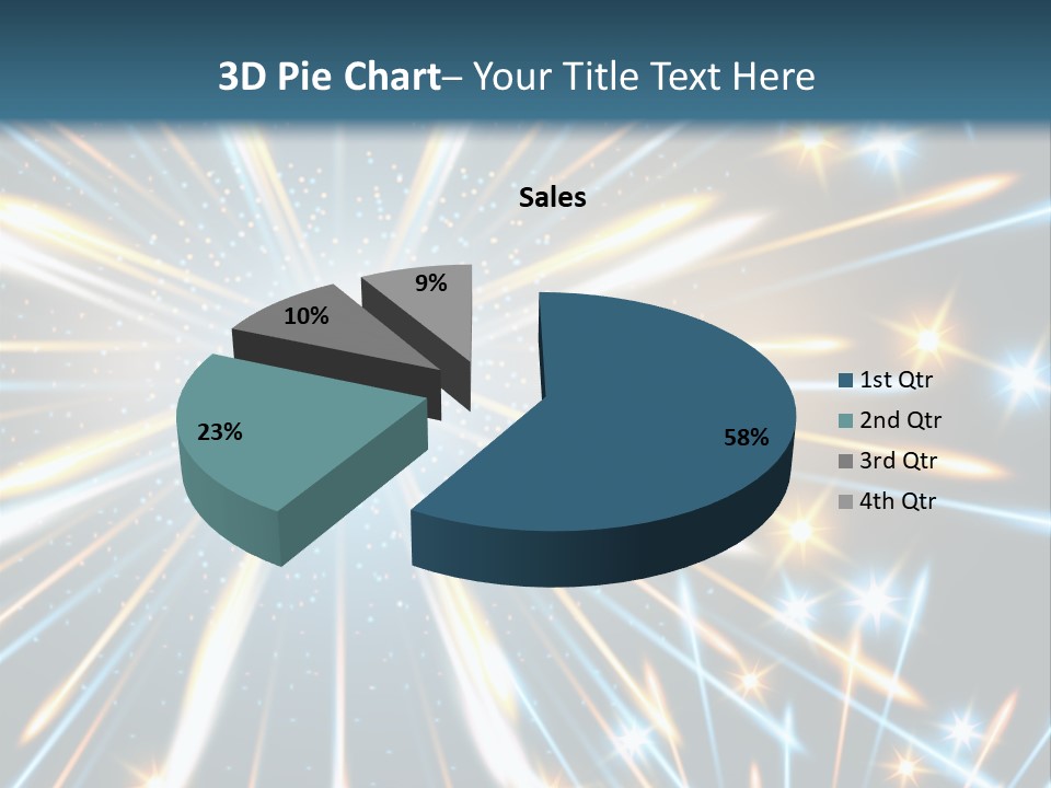 Illustration Light Rave PowerPoint Template