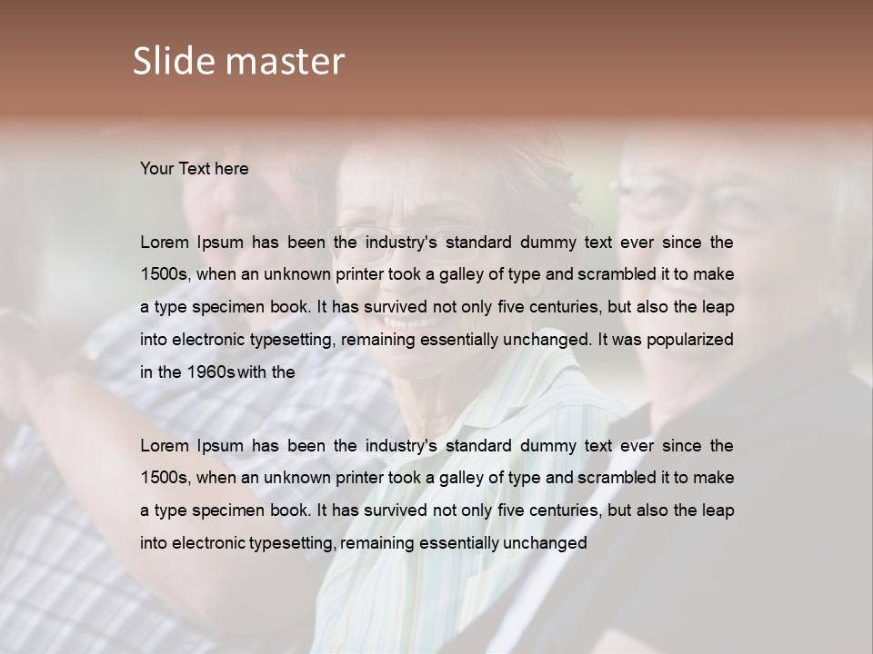 Happy Girl Adults PowerPoint Template