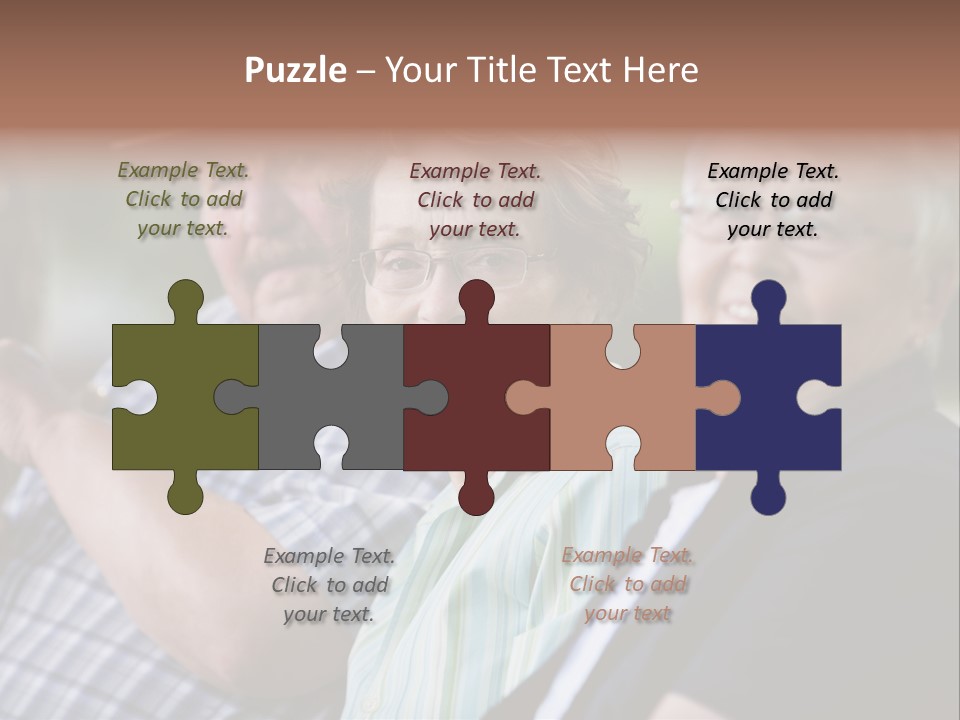 Happy Girl Adults PowerPoint Template