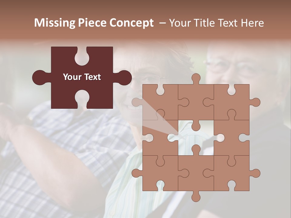 Happy Girl Adults PowerPoint Template