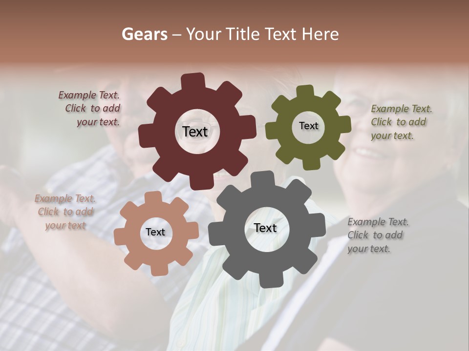 Happy Girl Adults PowerPoint Template