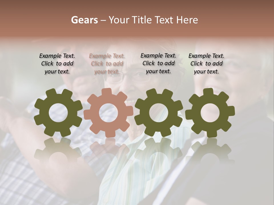 Happy Girl Adults PowerPoint Template