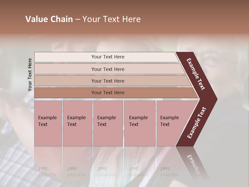 Happy Girl Adults PowerPoint Template