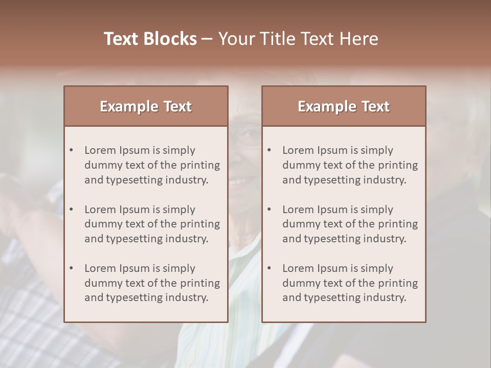 Happy Girl Adults PowerPoint Template