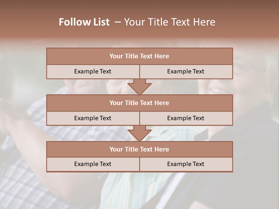 Happy Girl Adults PowerPoint Template