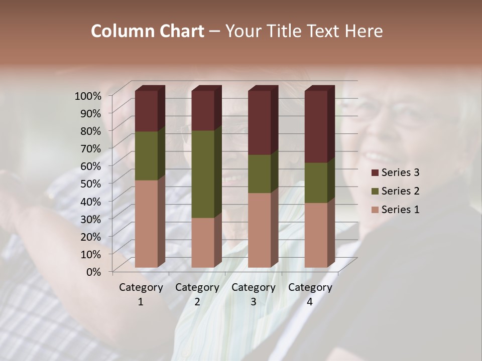 Happy Girl Adults PowerPoint Template