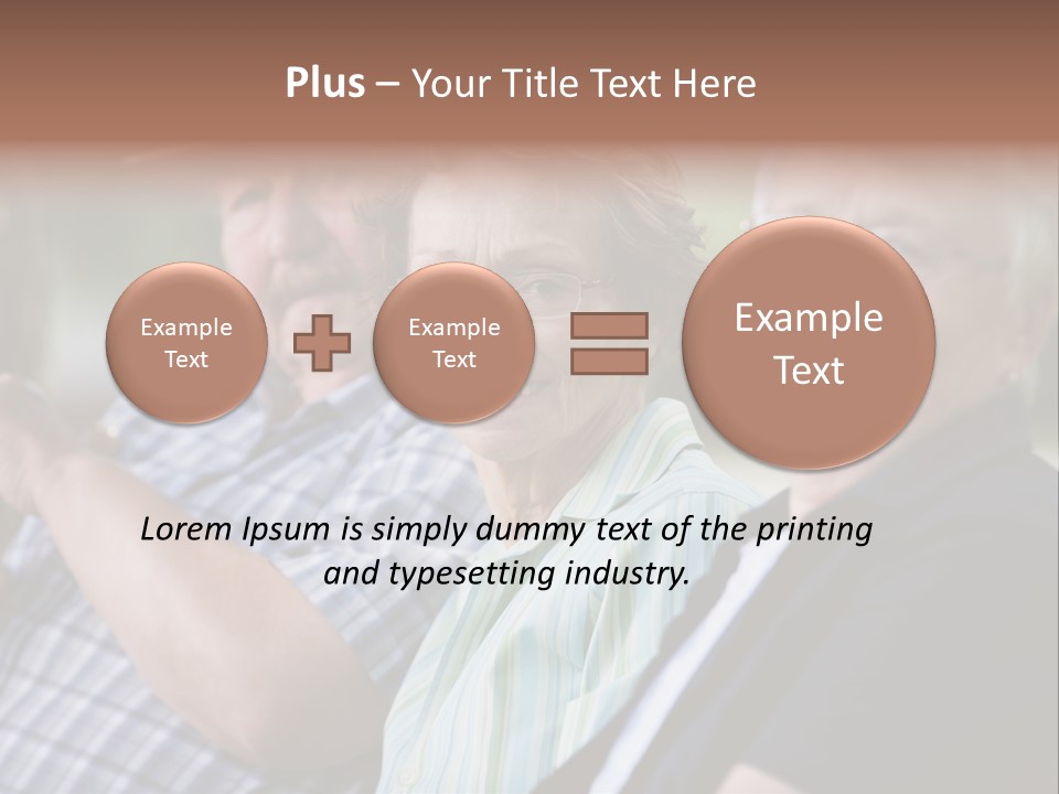 Happy Girl Adults PowerPoint Template