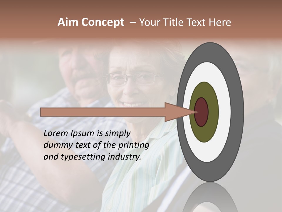 Happy Girl Adults PowerPoint Template