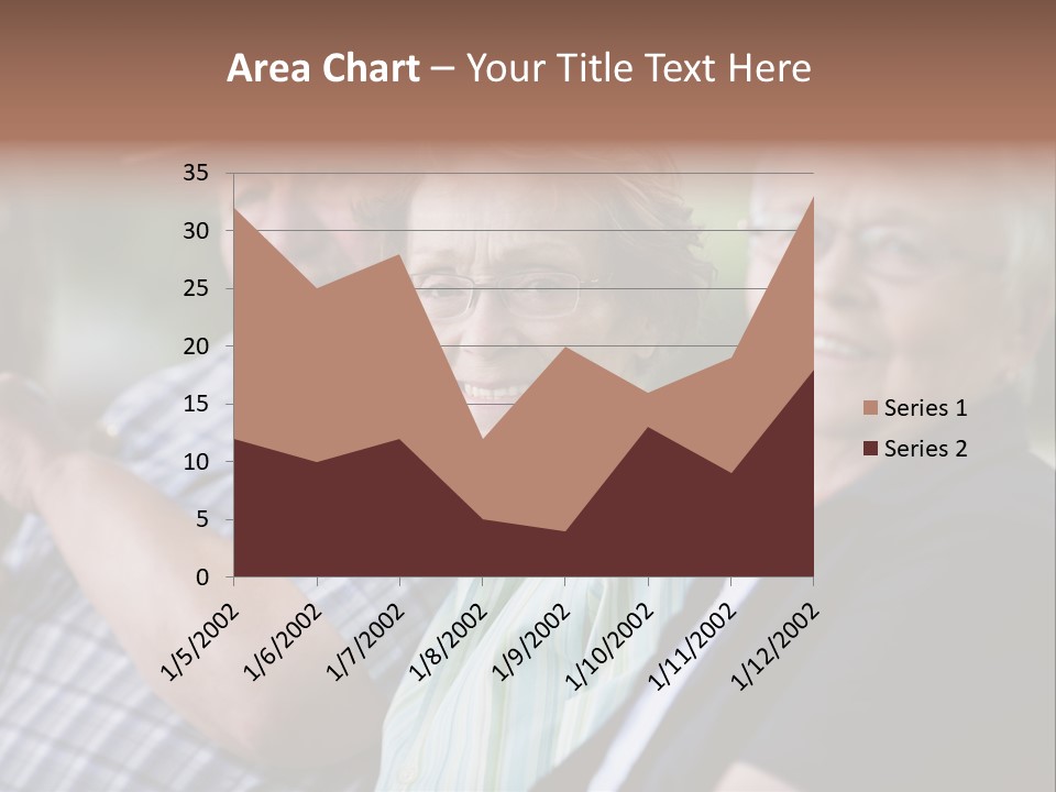 Happy Girl Adults PowerPoint Template