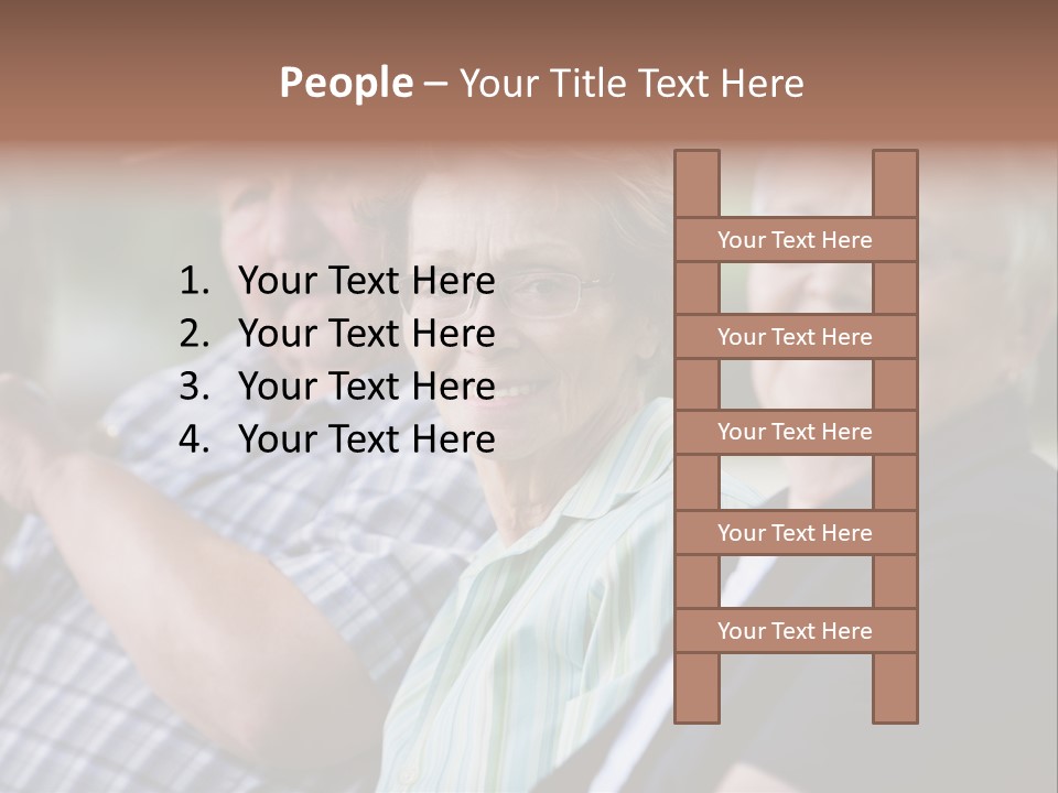 Happy Girl Adults PowerPoint Template