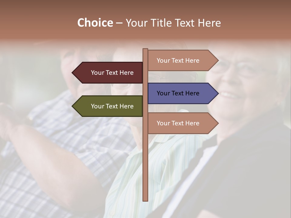 Happy Girl Adults PowerPoint Template