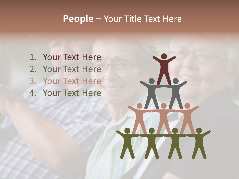 Happy Girl Adults PowerPoint Template