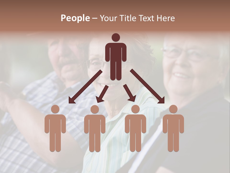 Happy Girl Adults PowerPoint Template