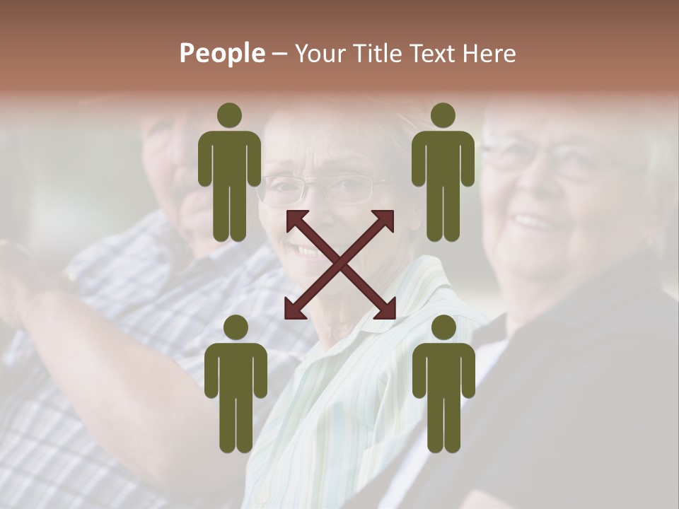 Happy Girl Adults PowerPoint Template