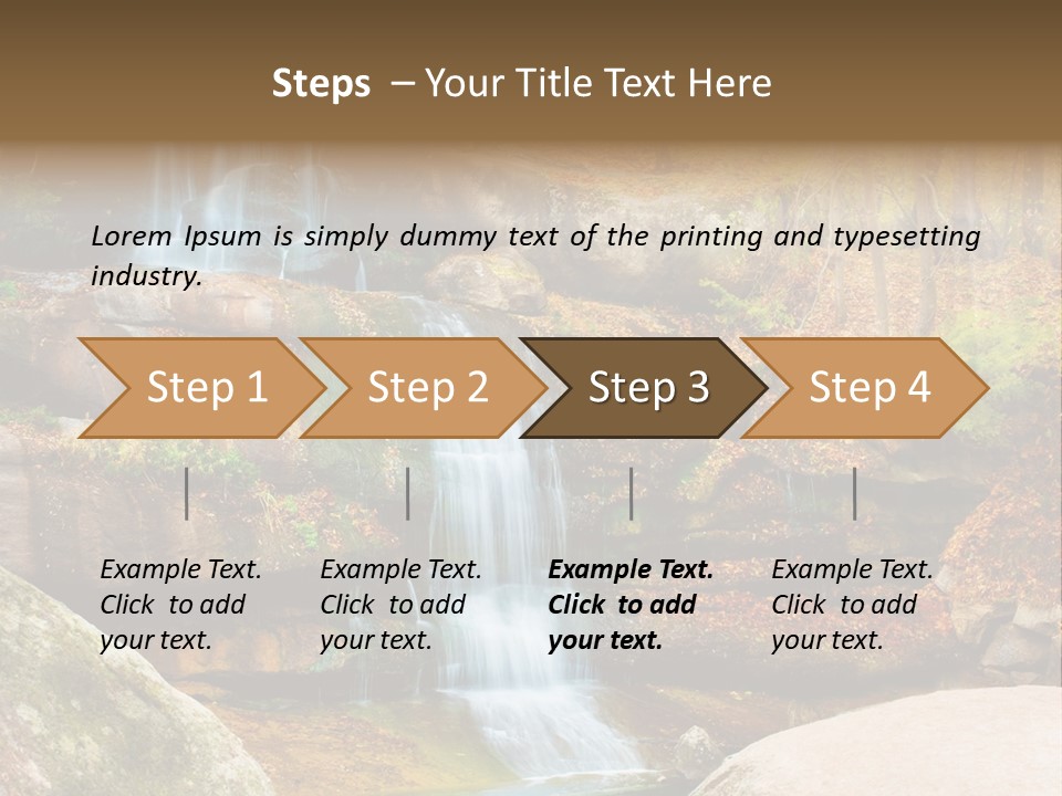Flow Clean Ukrainian PowerPoint Template
