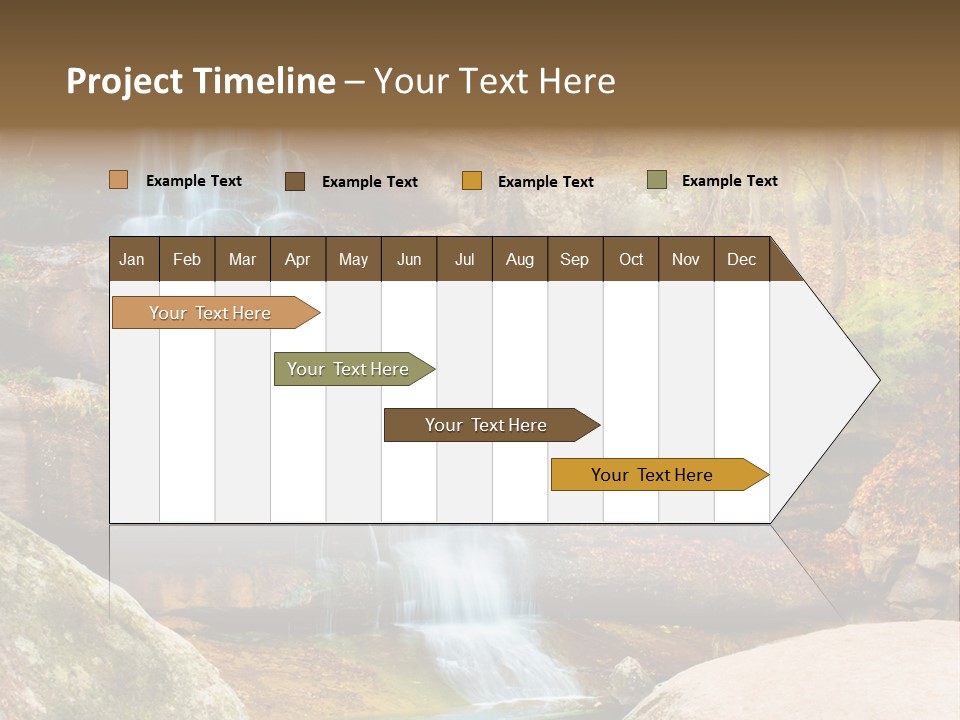Flow Clean Ukrainian PowerPoint Template