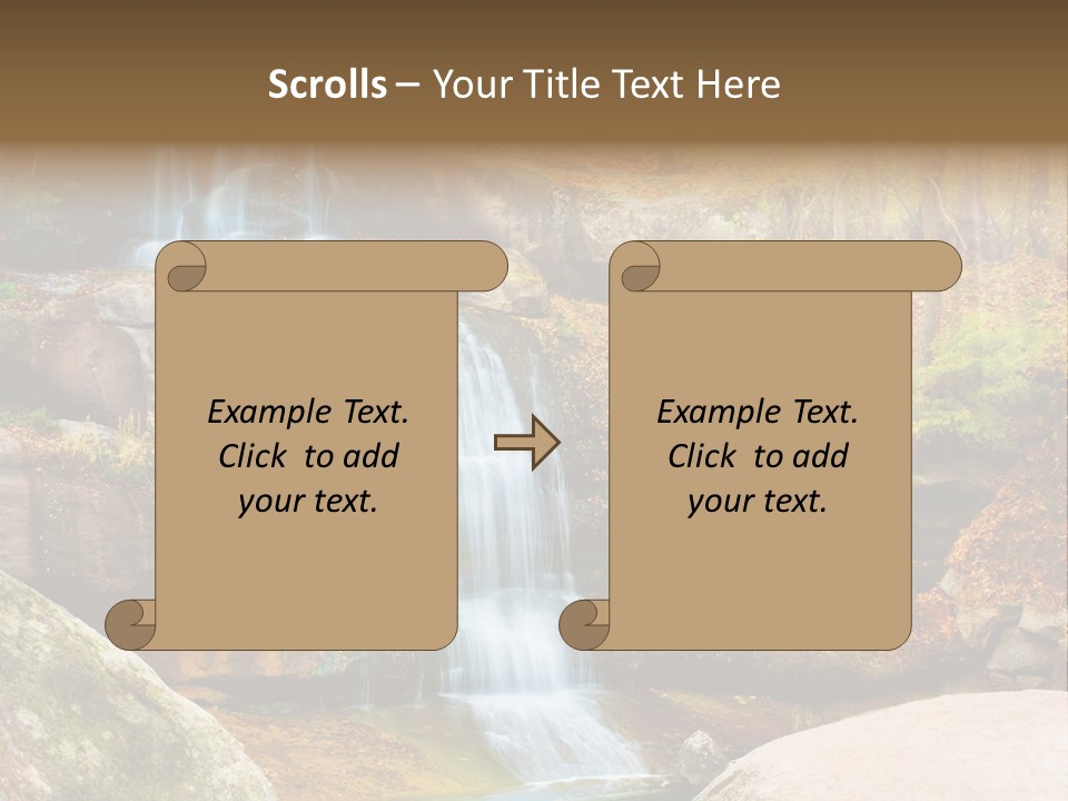 Flow Clean Ukrainian PowerPoint Template