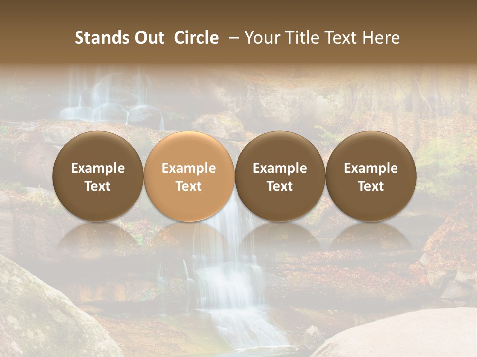 Flow Clean Ukrainian PowerPoint Template