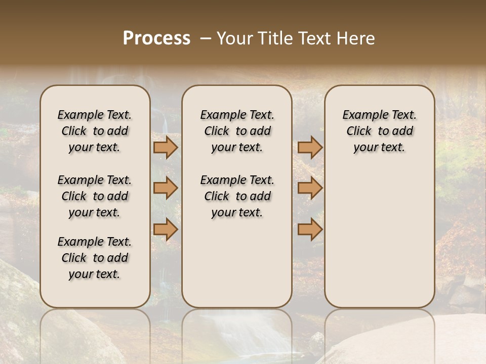 Flow Clean Ukrainian PowerPoint Template