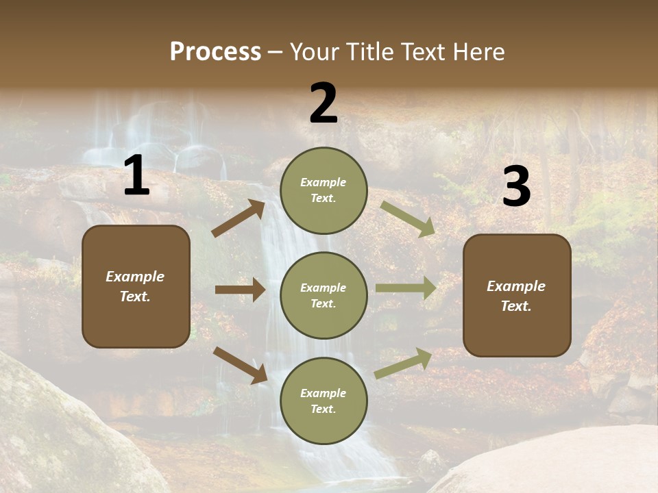 Flow Clean Ukrainian PowerPoint Template