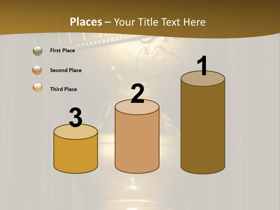 Golden Globe Statue Actress Arrivals PowerPoint Template