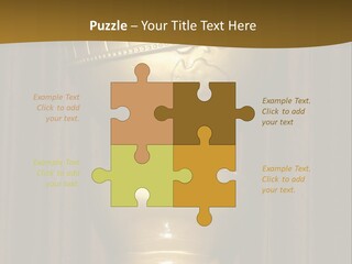 Golden Globe Statue Actress Arrivals PowerPoint Template