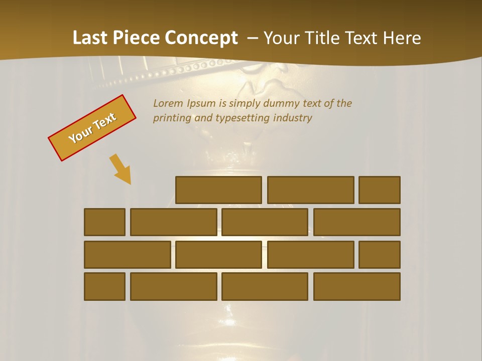 Golden Globe Statue Actress Arrivals PowerPoint Template