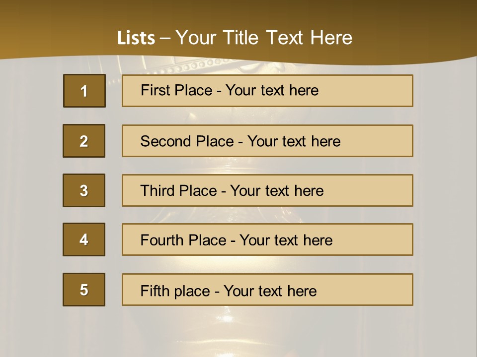 Golden Globe Statue Actress Arrivals PowerPoint Template