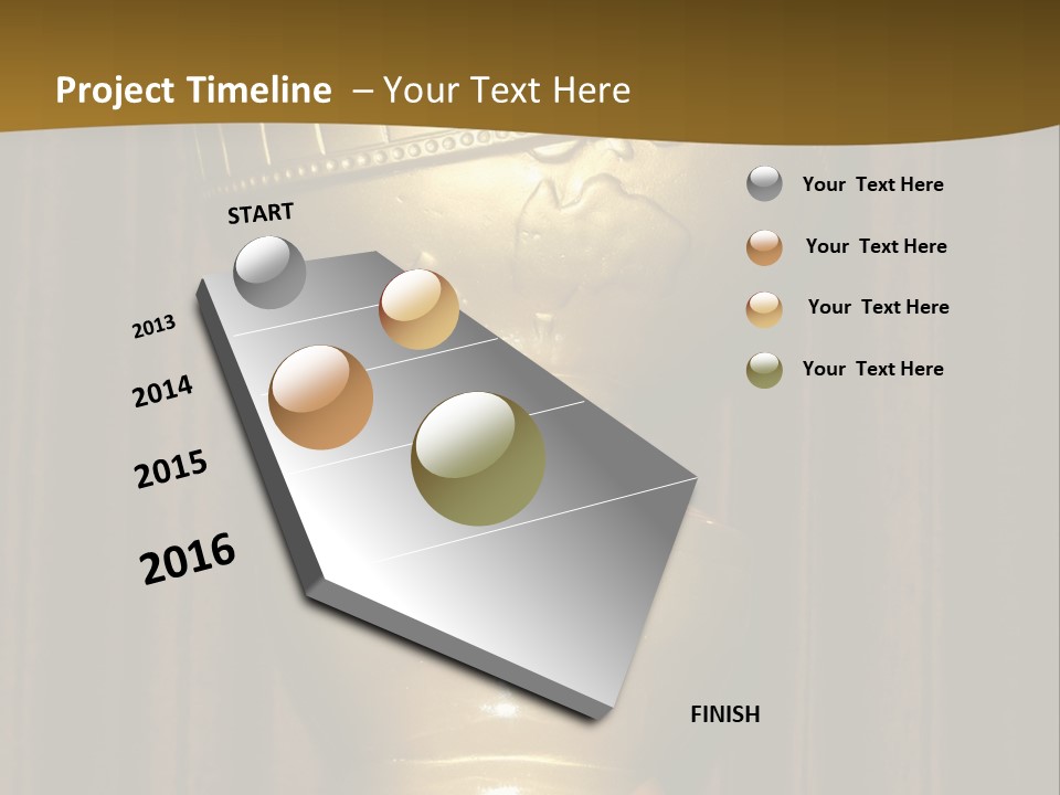 Golden Globe Statue Actress Arrivals PowerPoint Template