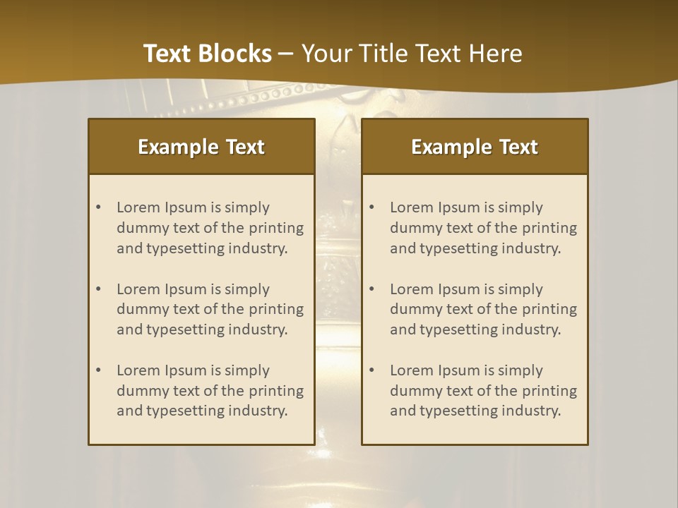 Golden Globe Statue Actress Arrivals PowerPoint Template