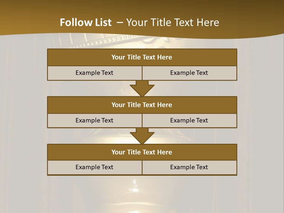 Golden Globe Statue Actress Arrivals PowerPoint Template