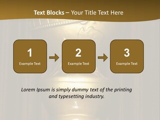 Golden Globe Statue Actress Arrivals PowerPoint Template