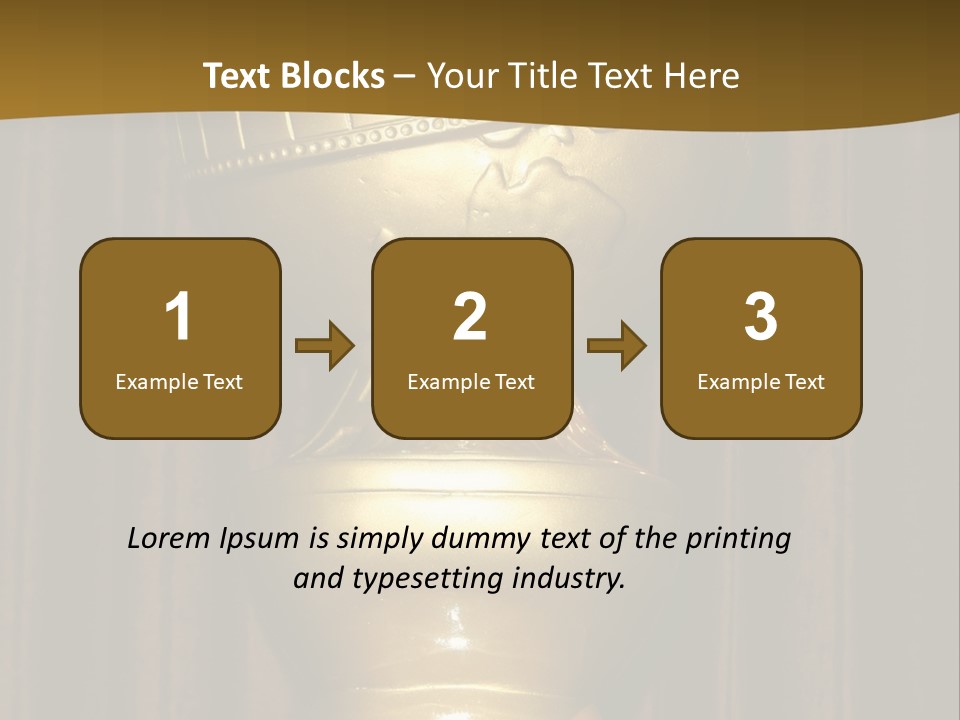 Golden Globe Statue Actress Arrivals PowerPoint Template