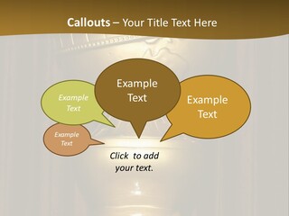 Golden Globe Statue Actress Arrivals PowerPoint Template