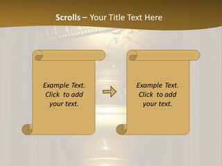 Golden Globe Statue Actress Arrivals PowerPoint Template