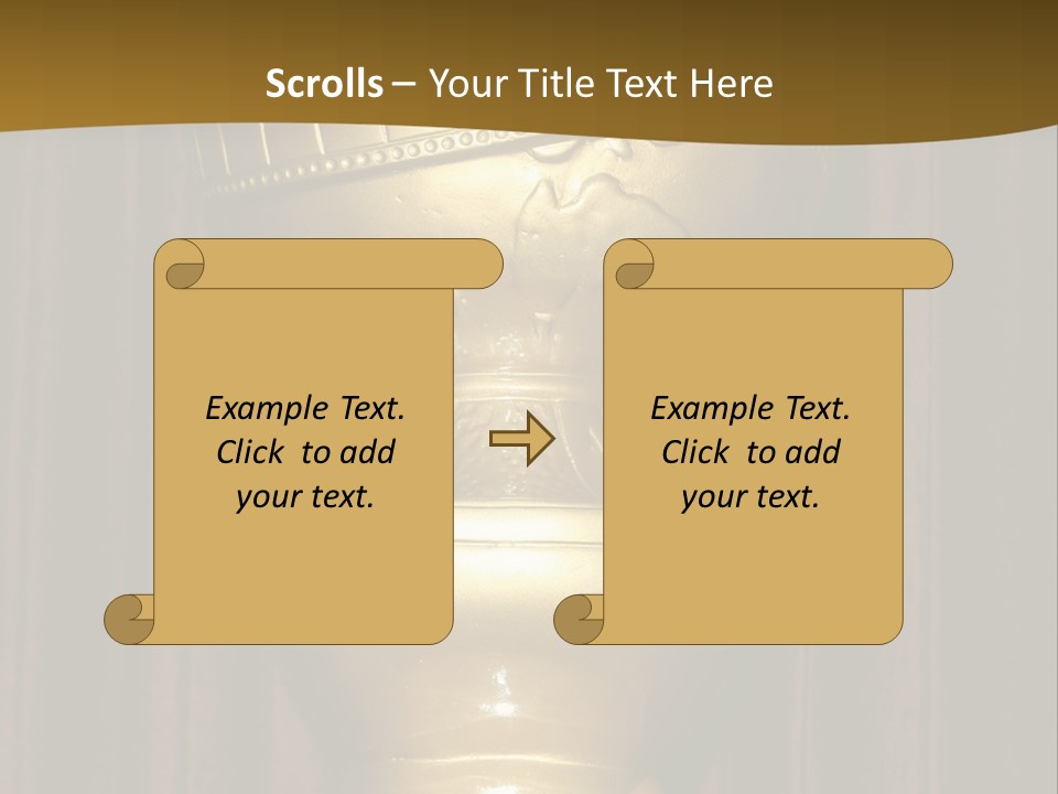 Golden Globe Statue Actress Arrivals PowerPoint Template