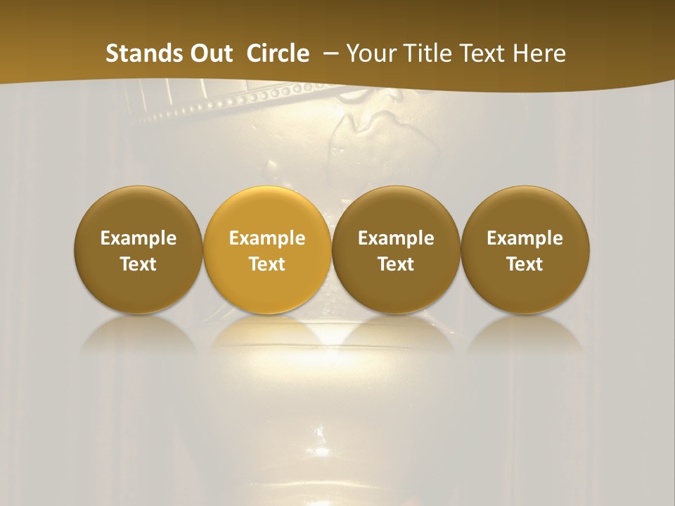 Golden Globe Statue Actress Arrivals PowerPoint Template