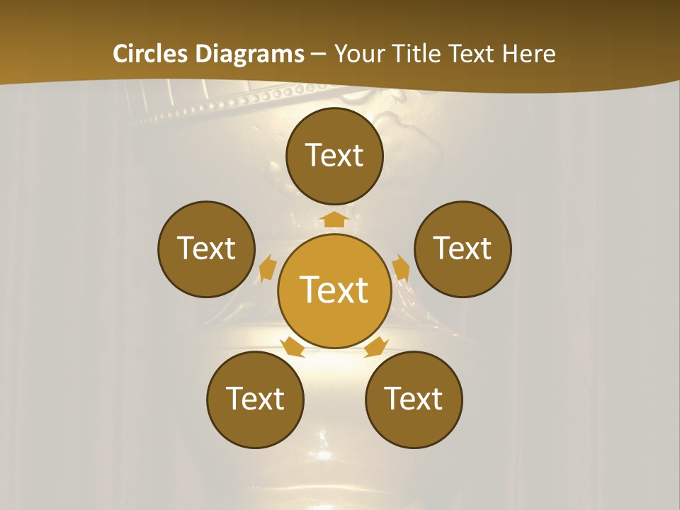 Golden Globe Statue Actress Arrivals PowerPoint Template