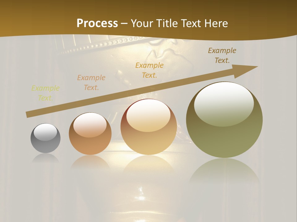 Golden Globe Statue Actress Arrivals PowerPoint Template