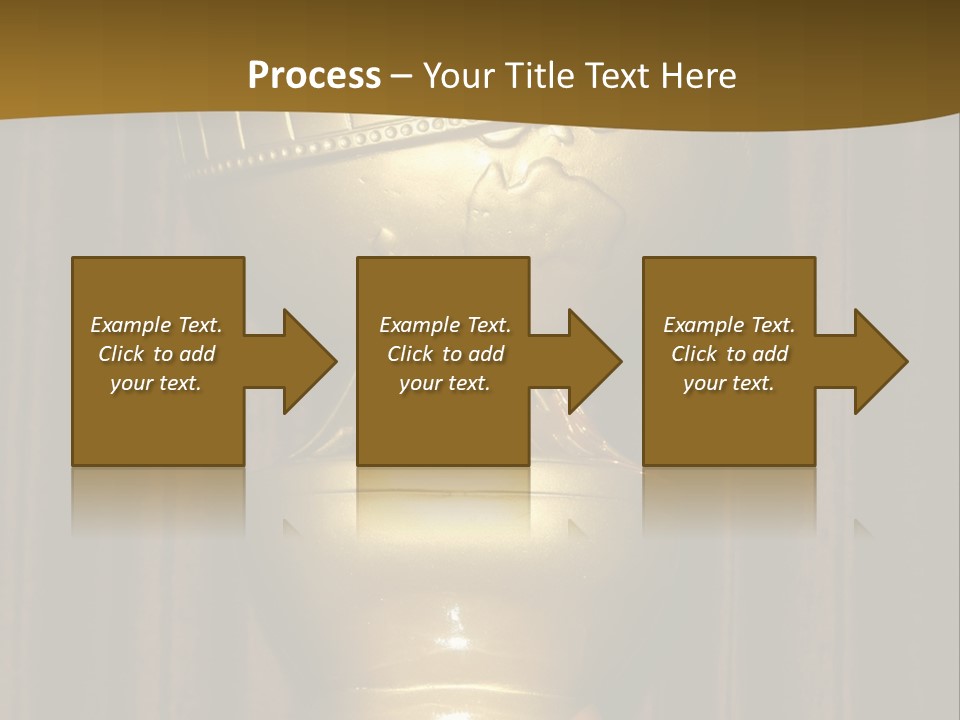 Golden Globe Statue Actress Arrivals PowerPoint Template