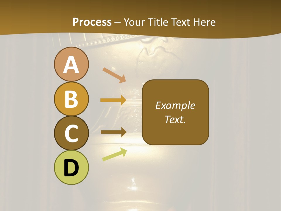 Golden Globe Statue Actress Arrivals PowerPoint Template