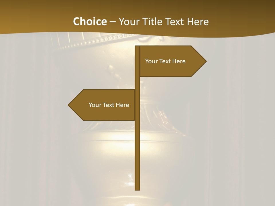 Golden Globe Statue Actress Arrivals PowerPoint Template