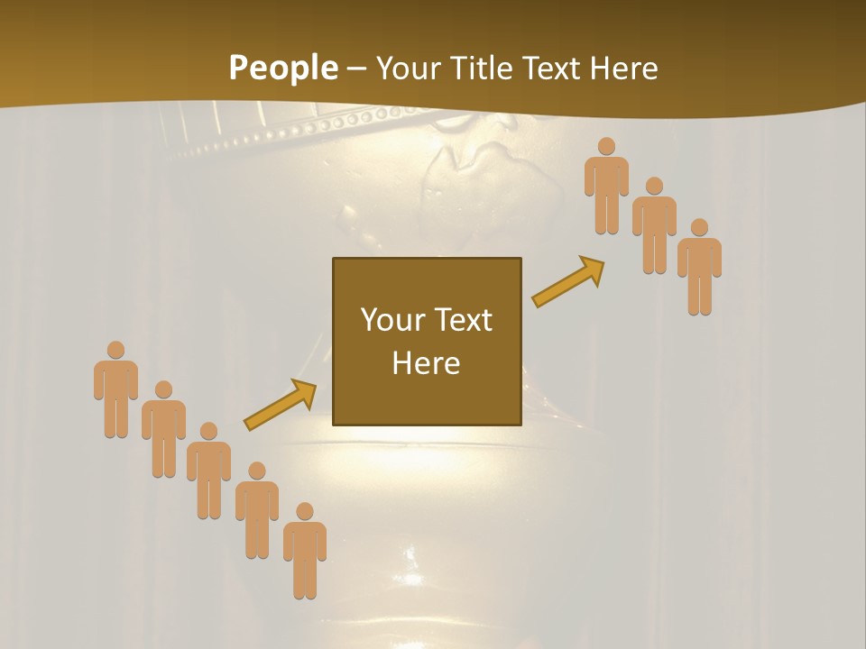 Golden Globe Statue Actress Arrivals PowerPoint Template