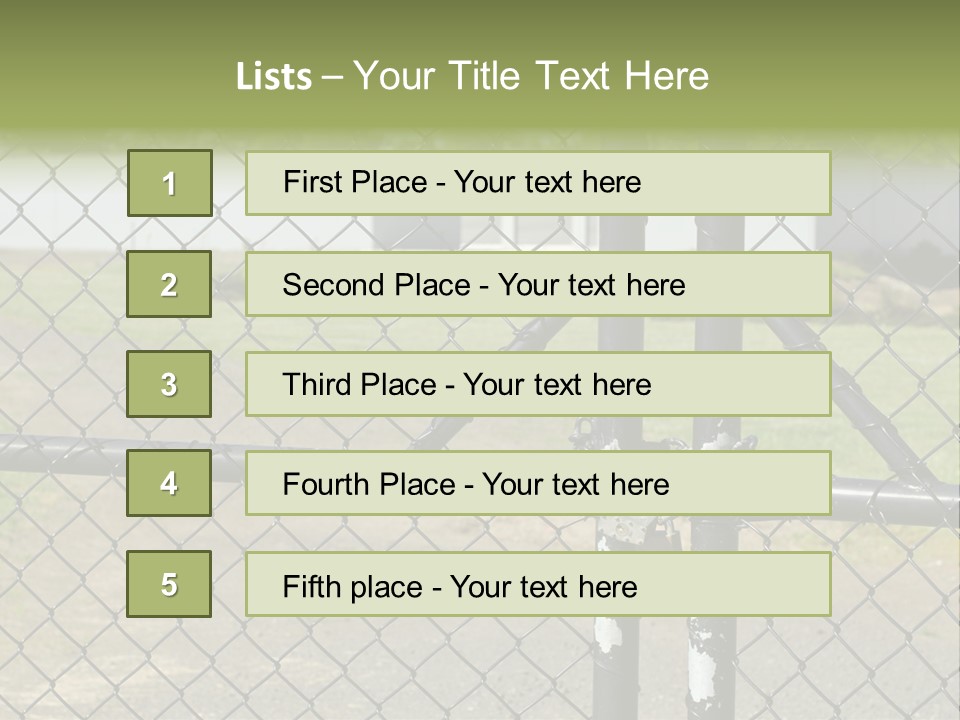 Facility Storehouse Private PowerPoint Template