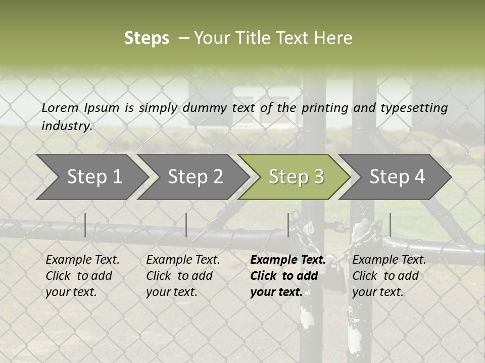 Facility Storehouse Private PowerPoint Template