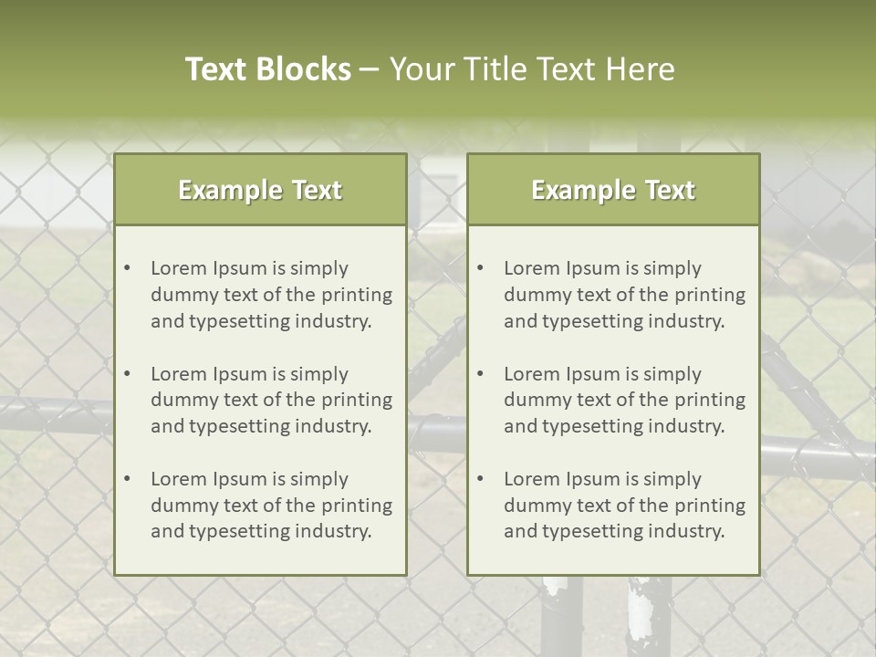 Facility Storehouse Private PowerPoint Template