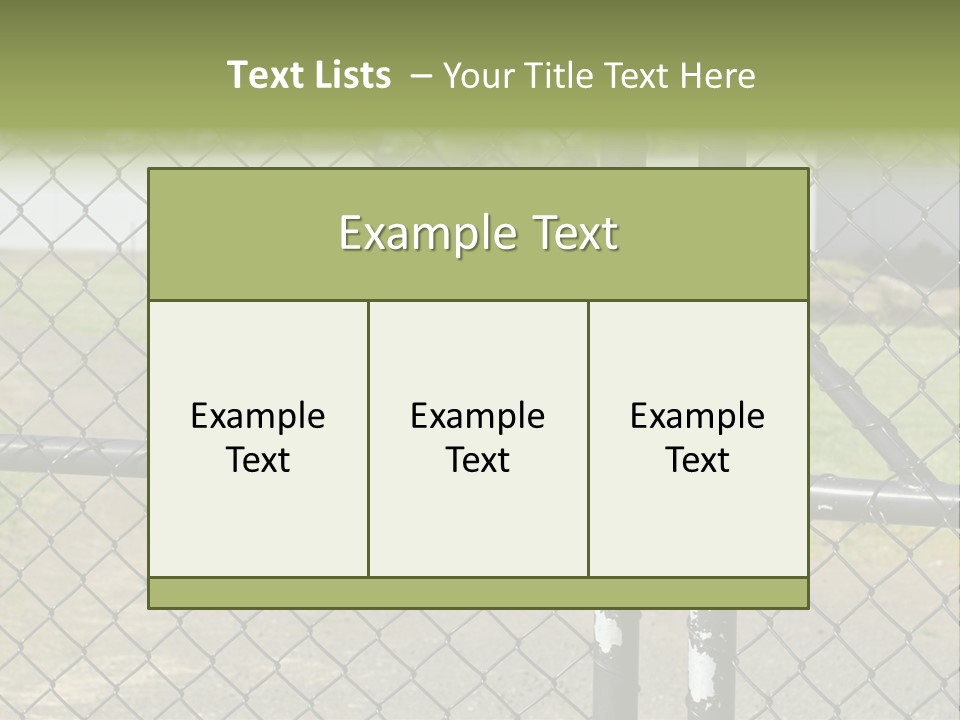 Facility Storehouse Private PowerPoint Template