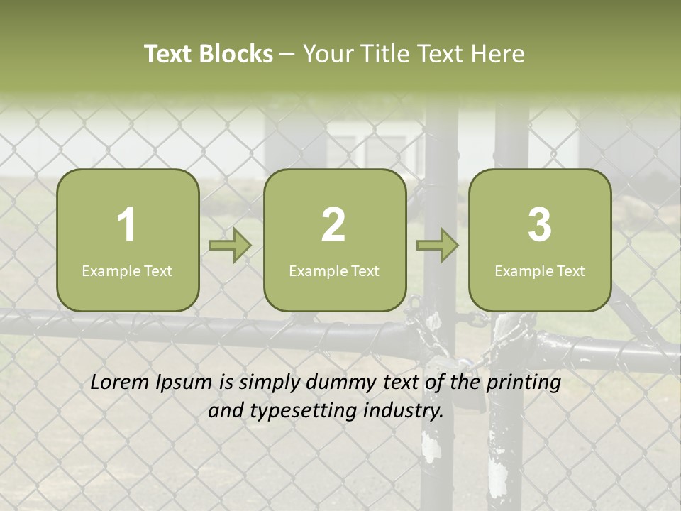 Facility Storehouse Private PowerPoint Template