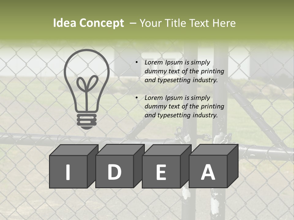 Facility Storehouse Private PowerPoint Template